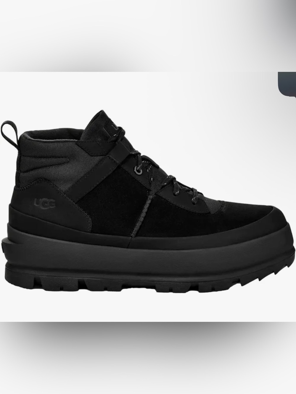 UGG Men's Black Platform Trail Boot